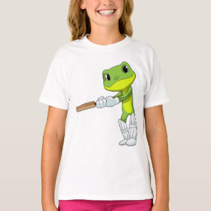 Camiseta Sapo no Cricket com morcego de Cricket