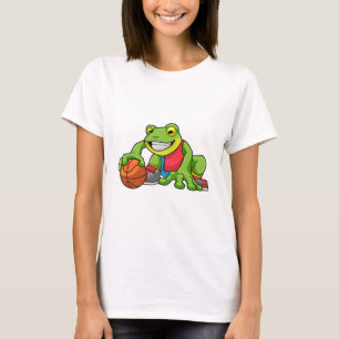 Camiseta Sapo no Esporte com Basquete