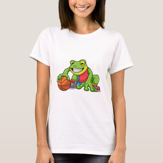 Camiseta Sapo no Esporte com Basquete (Frente)