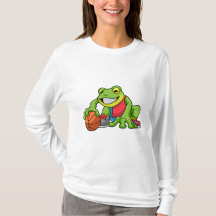 Camiseta Sapo no Esporte com Basquete