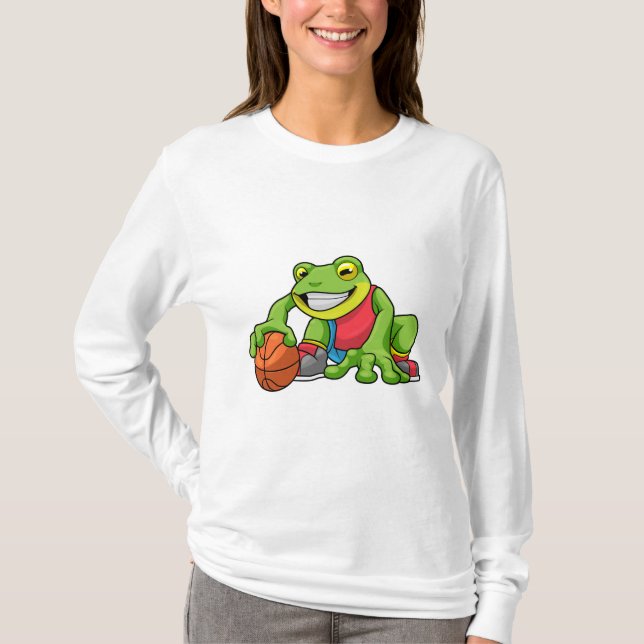 Camiseta Sapo no Esporte com Basquete (Frente)
