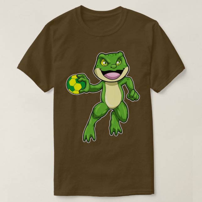 Camiseta Sapo nos Esportes com Handebol (Frente do Design)