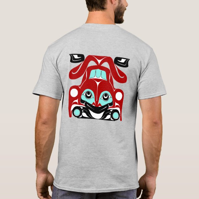 Camiseta Sapo - NW Coast Native Style T Shirt (Verso)