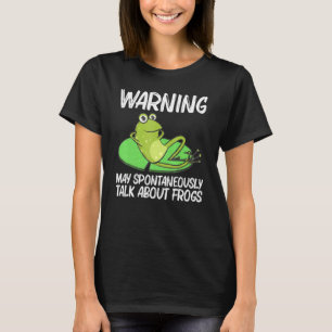 Camiseta Sapo Para Mulheres Masculinas Tadpole De Sapo A Gr
