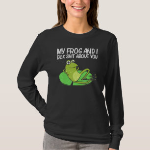 Camiseta Sapo Para Mulheres Masculinas Tadpole De Sapo A Gr