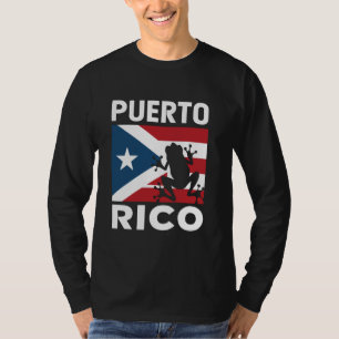 Camiseta Sapo Porto Rico Orgulho Boricua Porto Rico