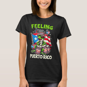 Camiseta Sapo Porto Rico Orgulho Boricua Porto Rico