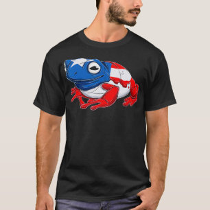 Camiseta Sapo porto-riquenho Porto Rico Sinalizador Amphibi