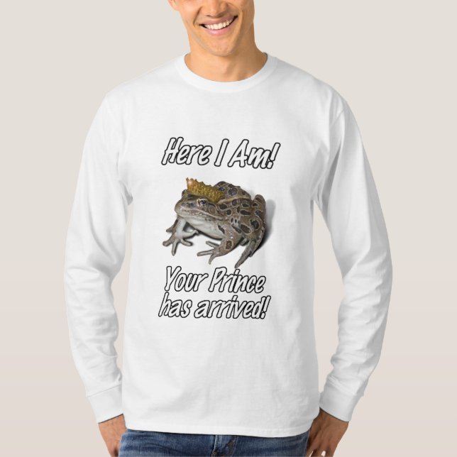 Camiseta Sapo Príncipe - "Aqui Estou" (Frente)