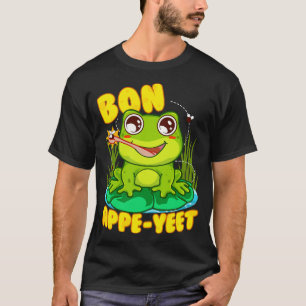 Camiseta Sapo Pun Engraçado Humor Bon Appe Yeet