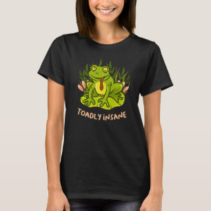 Camiseta Sapo Pun Totalmente Insano Sapo De Toad No Lily Pa