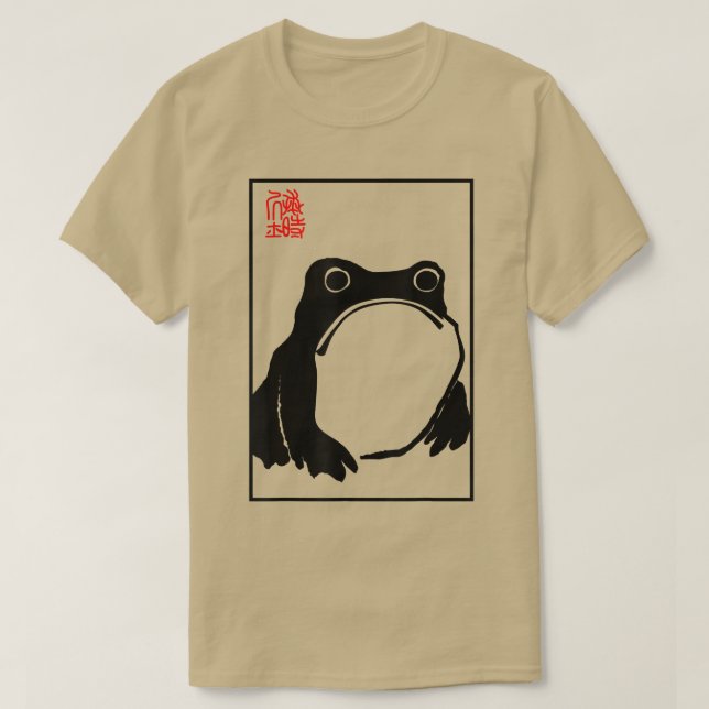 Camiseta Sapo rabugento - Matsumoto Hoji (Frente do Design)