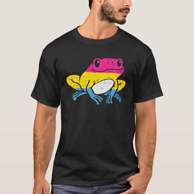 Camiseta Sapo sagrado e soado ganha sinalizador de orgulho  (Frente)
