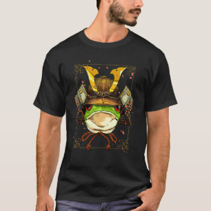 Camiseta Sapo Samurai Herping do Guerreiro Japonês Bushido 