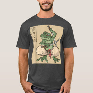 Camiseta Sapo Samurai Katana Artes Marciais