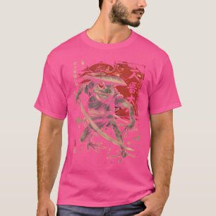 Camiseta Sapo Samurai Sapo do Guerreiro Japonês Kanji Samur