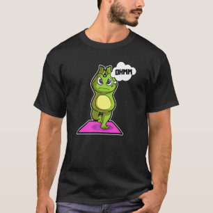 Camiseta Sapo Sapo Poses de Yoga Esportes Ginástica Ohm Bat