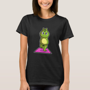 Camiseta Sapo Sapo Poses de Yoga Esportes Ginástica Ohm Bat
