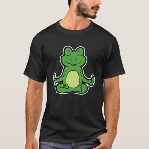 Camiseta Sapo Sapo Sapo Yoga Posição Animal Vintage Frequ