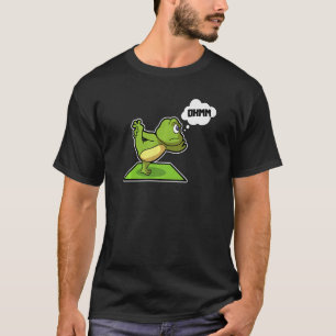 Camiseta Sapo sapo Yoga Possui ginástica Esportiva Ohm Hear