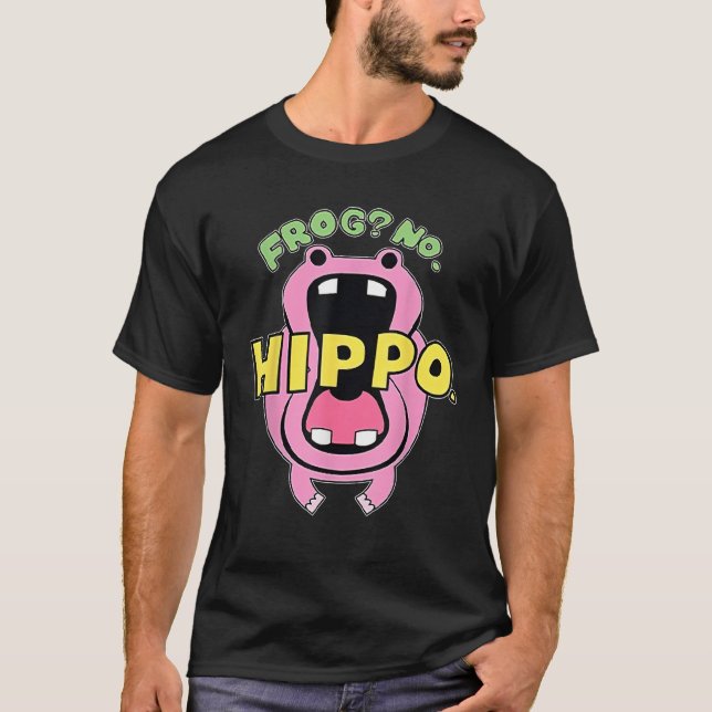 Camiseta Sapo Sem Hippo Engraçado Sapo Louco (Frente)
