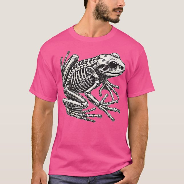 Camiseta Sapo Skeleton Halloween (Frente)