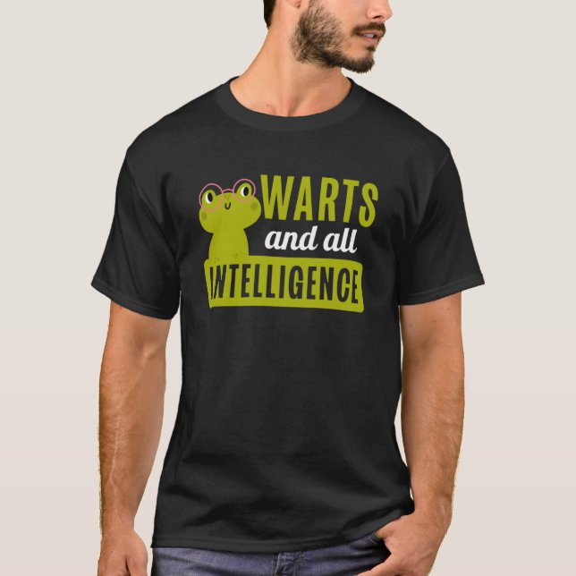 Camiseta Sapo Toad Warts e Toda Inteligência (Frente)