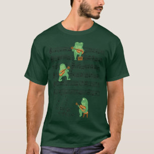 Camiseta Sapo Tocando guitarra Música sapo amante de sapo p