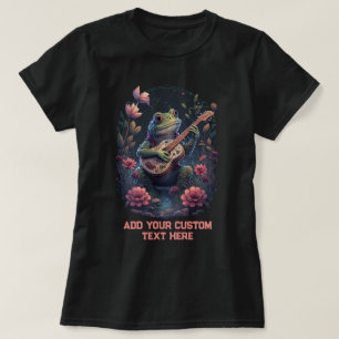 Camiseta Sapo Tocando Guitarra Sapo Selvagem, Amantes Sapos