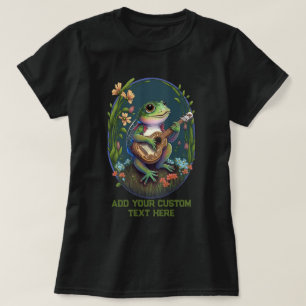 Camiseta Sapo Tocando Guitarra Sapo Selvagem, Amantes Sapos