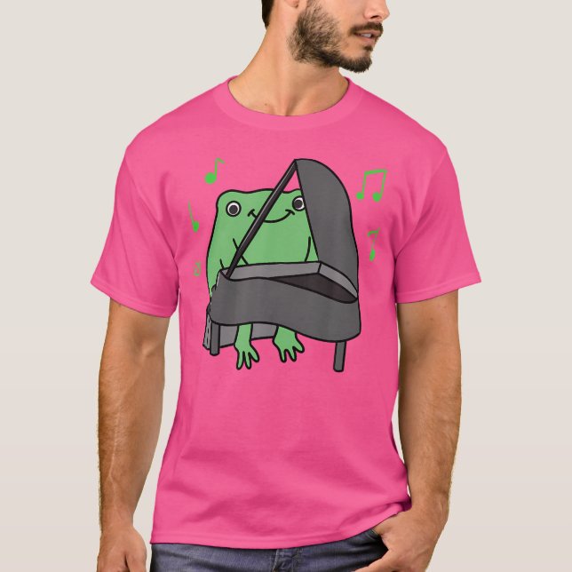 Camiseta Sapo Tocando Piano (Frente)