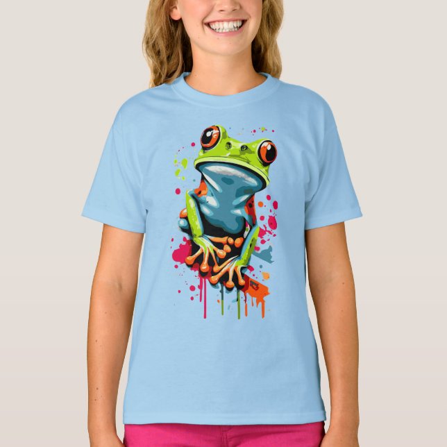 Camiseta Sapo tropical - príncipe sapo (Frente)