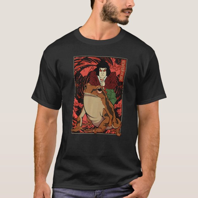 Camiseta Sapo V Gigante Anel-Anel do Trabalho de arte Japon (Frente)