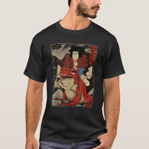 Camiseta Sapo V Gigante Anel-Anel do Trabalho de arte Japon