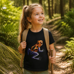 Camiseta Sapo Veneno Floresta Tropical Anfíbio Gráfico