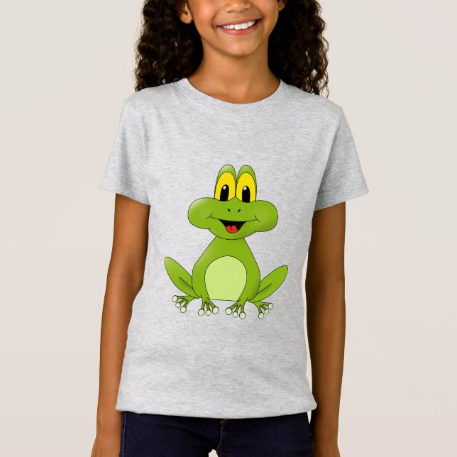 Camiseta Sapo verde animado (Frente)