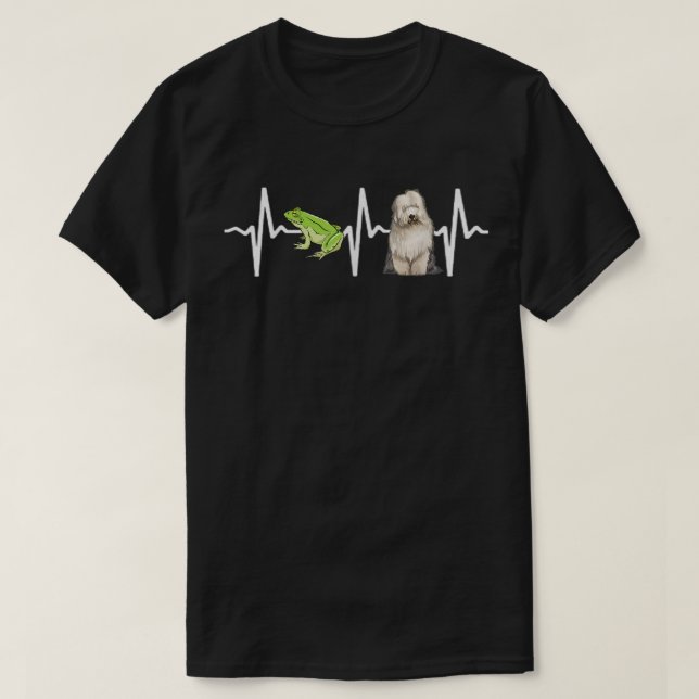 Camiseta Sapo Verde Antigo Cão-Cão-Cão-Cão-Cão (Frente do Design)
