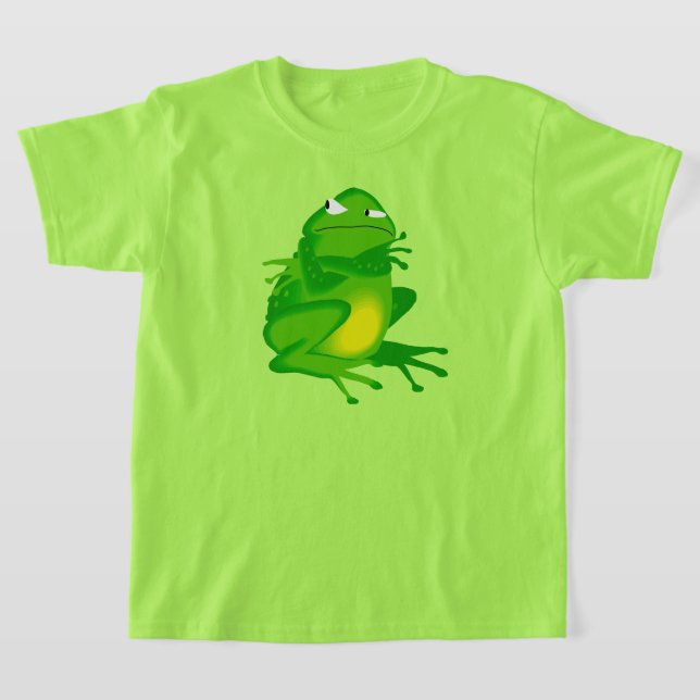CAMISETA SAPO VERDE ENGRAÇADO (Postura )