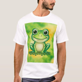Camiseta Sapo verde fofo