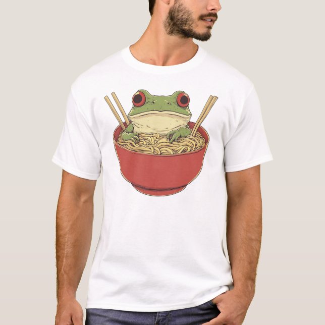 Camiseta Sapo Verde Ramen T-Shirt (Frente)