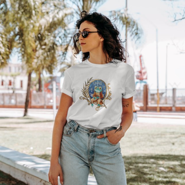 Camiseta Sapo Victoriano Elegante (Criador carregado)