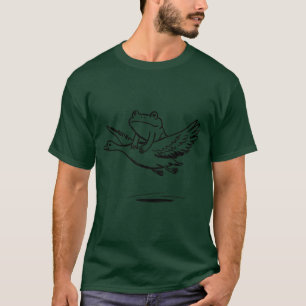 Camiseta Sapo Vintage Montado em Ganso Natureza Caprichosa