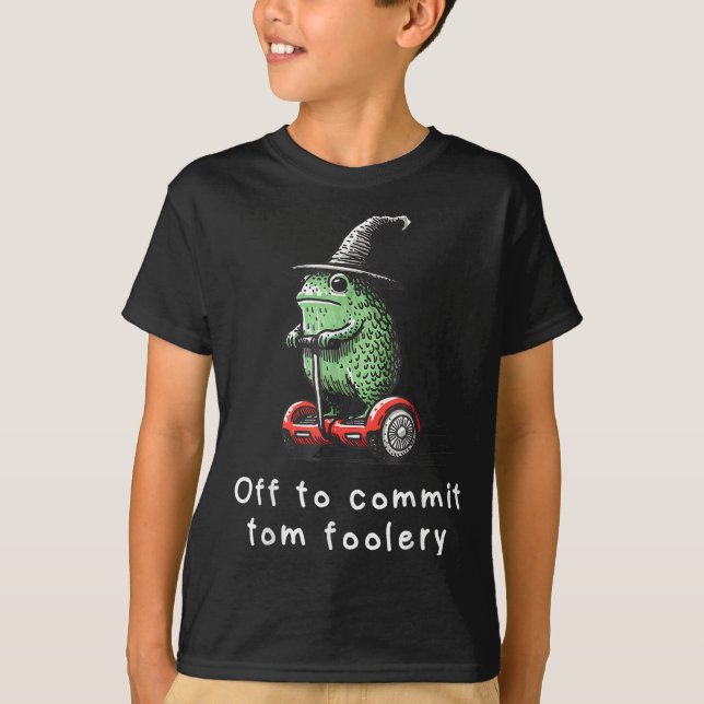 Camiseta Sapo Whimsical Para Cometer O Tom Foolery Para (Frente)