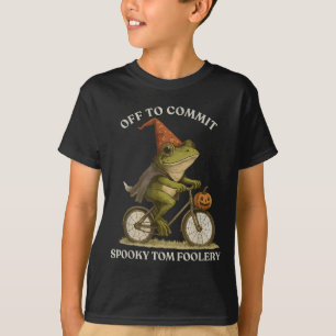 Camiseta Sapo Whimsical Para Cometer O Tom Foolery Para