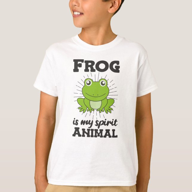 Camiseta Sapos Adormecem Animais Doces Para Sapos Infantis (Frente)