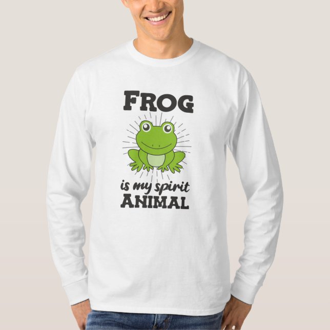Camiseta Sapos Adormecem Animais Doces Para Sapos Infantis (Frente)