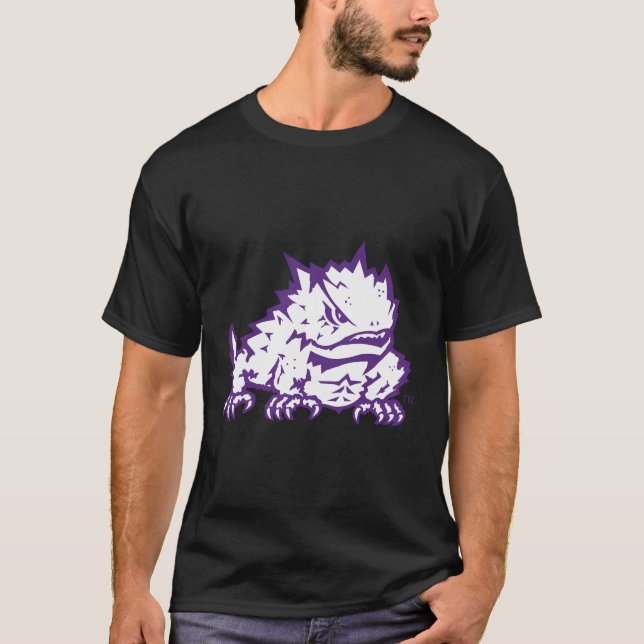 Camiseta Sapos Corantes Tcu Mascot Oficialmente Licenciado (Frente)