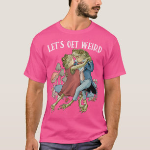 Camiseta Sapos Dançantes Estranhos Cottagecore Fairy Tale S
