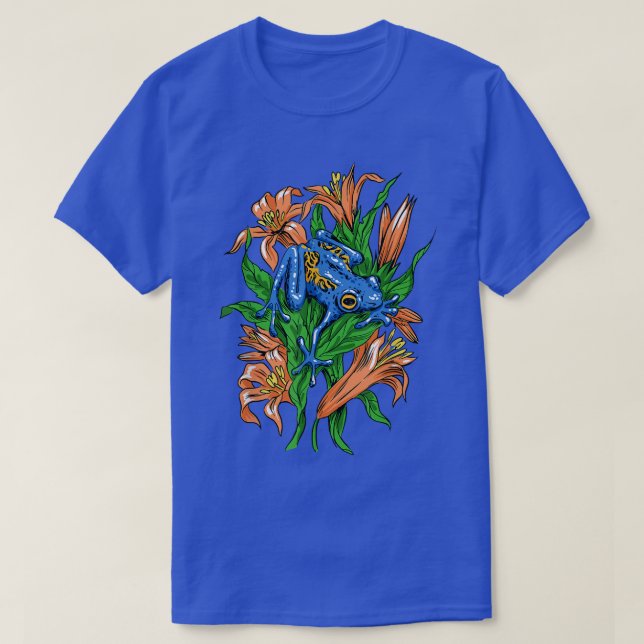 Camiseta Sapos de Sapo de Poison Dart (Frente do Design)