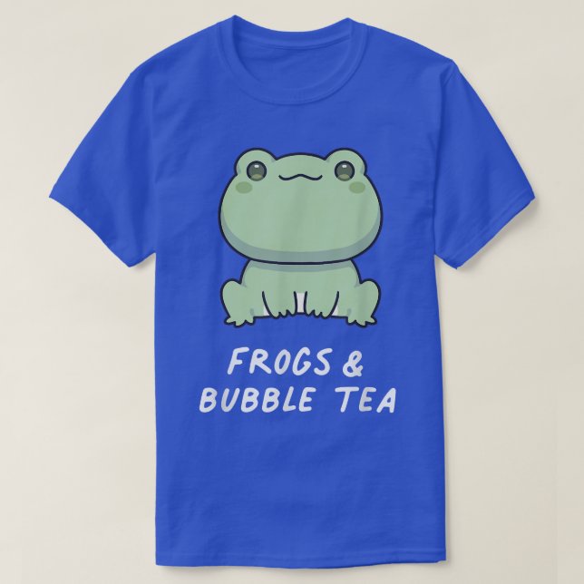 Camiseta Sapos e bolhas Tea Kawaii Anime Ambhibia Estética (Frente do Design)